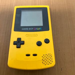 ゲームボーイカラー 任天堂 GAMEBOY COLOR GBC CGB-001 イエロー Nintendo ニンテンドー 動作未確認