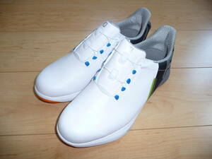 FootJoy FJ FUEL BOA ホワイト／ブラック（55448）26.5cm フットジョイ ゴルフシューズ