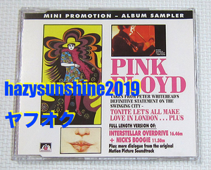 ピンク・フロイド PINK FLOYD PR SAMPLER CD TONITE! LET