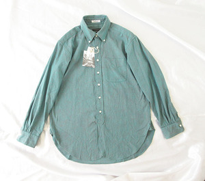 エンジニアードガーメンツ★国内レアモデル★レアサイズ★2023fw★ 19th Century BD Shirt - Cotton Iridescent Oxford /Jade【XS】