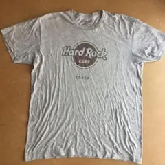 Hard Rock CAFE OSAKA 大阪 ロゴTシャツ グレー 半袖