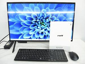 外観美品 FUJITSU 富士通 FMV ESPRIMO FH77/H3 FMVF77H3BE 一体型PC パソコン Windows11 メモリ16GB SSD512GB 初期化済 現状品 ★2985