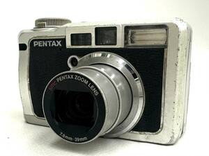 ■遠い思い出が蘇るクラシカルな外観! 希少! PENTAX ペンタックス Optio 750Z コンパクトデジタルカメラ バッテリー付【E3858AM】