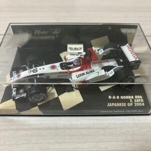 1/43 PMA ミニチャンプス MINICHAMPS BAR HONDA 006 TS 佐藤琢磨 #10 日本GP 2004 # BAR ホンダ #TAKUMA SATO #JAPANES GP