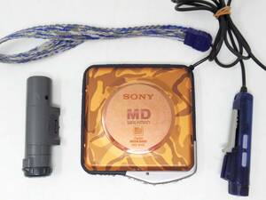 SONY MD WALKMAN MZ-E45 MDウォークマン オレンジ ミニディスク MDプレイヤー