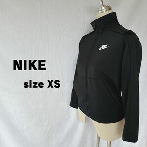 NIKE ナイキ ジャケット トラックジャケット　ジャージ　フルジップ ブラック XS