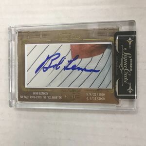 Bob Lemon 2011 TRISTAR Signa Cuts auto /10