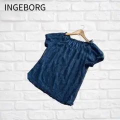 インゲボルグ INGEBORG カットソー レース 半袖 トップス レディース