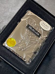 zippo バタフライ 3連続メタル 両面 シャインレイカット ブラックニッケル 希少モデル 2008年製 ケース 保証書付き