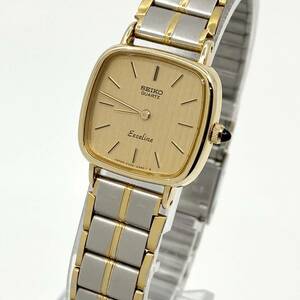 腕時計 レディース SEIKO EXCELINE 14K 14金 GOLD クォーツ quartz ゴールド 2320-6650 セイコー エクセリーヌ Watch Y1577