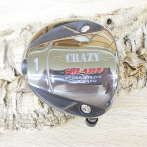 在庫入替品 クレイジー CRZ-435II 7.5度 ヘッドパーツ IPブラック仕上 445cc CRAZY GOLF