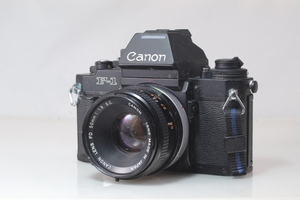 ★訳あり大特価★Canon NEW F-1 ブラック FD 50mm 1:1.8 S.C. #1622