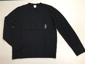 ●ＧＡＰ●新品●コットン・セーター●黒ニット●Ｓサイズ●ニット●Ｖネック●ギャップ●黒●ビジネスに●通勤●オフィース●3.2-1