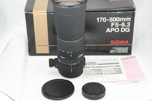 シグマ 170-500mm F5-6.3 APO DG キヤノン用　20240524A003