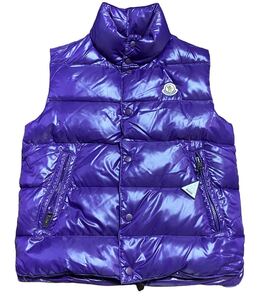 国内品 MONCLER TIB VEST モンクレール ダウンベスト シャイニーパープル ０