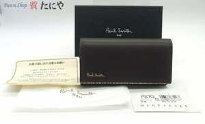 ★☆定形外郵便送料無料 【ポールスミス】Paul Smith キーケース ブラウン ストライプポイント2 PSC752☆★