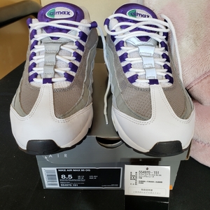 黒タグ箱付 NIKE ナイキ AIRMAX エア マックス 95 OG グレープ グラデーション grape gradation 26.5㎝ スニーカー US8.5 2015年モデル 靴