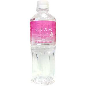 友桝飲料 シリカ水 555ml ×24本