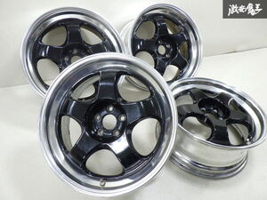 【良品】 WORK ワーク マイスター S1R ホイール 18インチ 8J +25 +35 PCD100 5穴 4本 86 BRZ セリカ ゴルフ R32 ニュービートル ★ 棚1J22