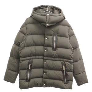 MONCLER モンクレール Bauges GIUBBOTTO バギーズ ショートダウンジャケット フーディー フルジップアップ カーキ H20911A00164549SK