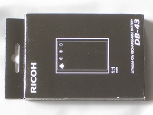 〒140円 ζ純正部品 リコーRICOH デジカメバッテリーDB-43 NP-120/D-LI7/BP-1500互換 新品 [61φAVC デジタルカメラ