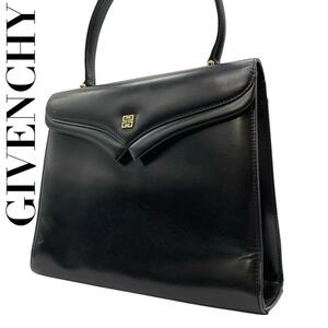 GIVENCHY　ジバンシー　p　フォーマルバッグ　黒　レザー　ハンドバッグ