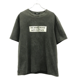 UNDER COVER アンダーカバー 24SS USED TEE WE MAKE NOISE ヴィンテージ加工クルーネックTシャツ UC1D9810-2 チャコール 3 ITQE94AYIGPS