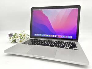 【13.3インチ】Apple MacBook Pro(Retina,13-inch, Early 2015) A1502 Core i5(5257U)/2.7GHz RAM:8GB/SSD:128GB Monterey 動作品※難あり