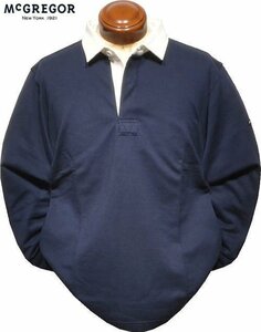 【ネイビー XL】 マクレガー 長袖ラガーシャツ メンズ 113613901 ラガーシャツ 長袖ポロシャツ