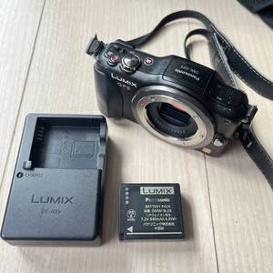 動作確認済み！ Panasonic LUMIX DMC-GF5 ミラーレス一眼 ☆ボディ、純正バッテリー、充電器☆ コンパクト パナソニック ルミックス