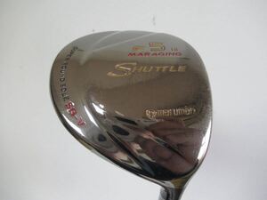 ★maruman マルマン SHUTTLE フェアウエイウッド 5W 18° 純正カーボンシャフト K250　★レア★激安★中古★　★