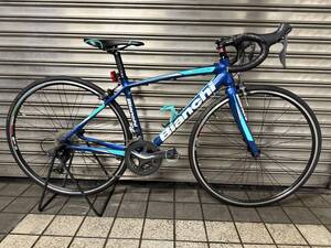 【Bianchi】VIA NIRONE 7 ロードバイク　2x8s　44cm　700x25c　2018年モデル　ブルー