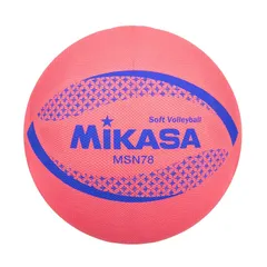 ミカサ(MIKASA) カラーソフトバレーボール 円周78cm 検定球(レッド)MSN78-R