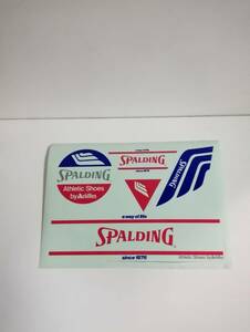 スポルディング SPALDING　by　Achilles　80年代ノベルティ「ステッカー・シール」　b-1　少難