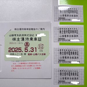 山陽電鉄 株主優待乗車証 定期券 電車 バス全線 他