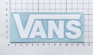 VANS OFF THE WALL Die cut White ステッカー バンズ オフザウォール 白 切り抜き ステッカー