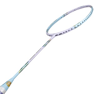 ◆apacs◆HYPER SPEED LIGHT PURPLE/LIGHT BLUE◆5U軽量◆EXTRA SLIM SHAFT 6.8mm◆35LBS◆バドミントンラケット◆パープル/ブルー◆紫/青