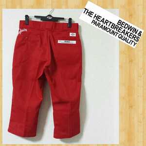 定価16500円 BEDWIN Dickies クロップドパンツ RED