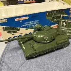 MIGHTY TANK 1/24スケール 緑色 リモコン付き