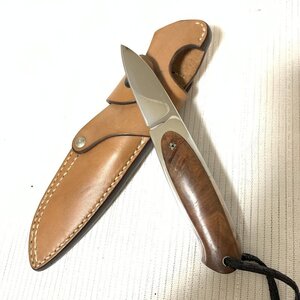 1円～ 決算処分 珍品 レア 福田正孝 M.FUKUDA RT006 コレクター必見！！ ハンドメイド カスタムナイフ シースナイフ IW411CKLP05FKD_E