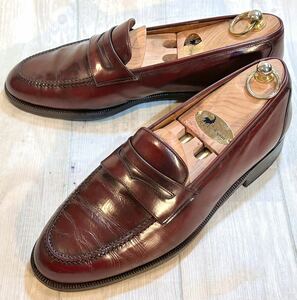 Salvatore Ferragamo フェラガモ◆26cm 7.5 3E◆コインローファー モカシン 革靴 本革 レザー ビジネスシューズ ドレスシューズ 靴 ITALY製