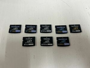 管40030 動作確認済み 富士フィルム オリンパス　FUJIFILM XD ピクチャーカード 2GB 1GB 512MB 256MB 32MB XD Picture Card 計8枚