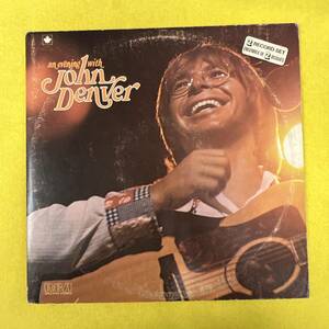 【John Denver★ジョン・デンバー】An Evening With John Denver★欠品あり・ジャンク品★輸入盤 LP レコード