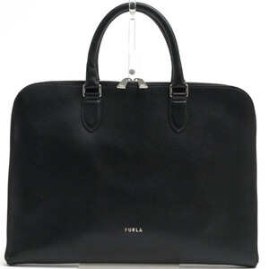 FURLA フルラ ビジネスバッグ U690FPJ ARE000 1003 O6000 MAN PROJECT グレイン型押し牛革 薄型 ノートPC収納可