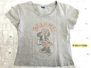 Disney ディズニー ミニーマウス ラインストーン付き キラキラ Tシャツ