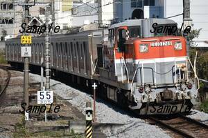 【鉄道写真】DE10 1749牽引　東急5000系中間車 甲種輸送　＠大船　L版　(商品番号341)