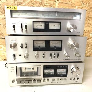 【通電確認済み】パイオニア PIONEER チューナー SA-7800II TX-7800II CT-405 カセットデッキ 3個セット MUR2-2