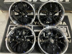 ◆SALE 1000円～!! アドバンレーシング ADVAN Racing RS-D 18×8.5J+31 114.3/5H ホイール4本SET!! ランエボ/GRカローラ/Z34/IS/RC他