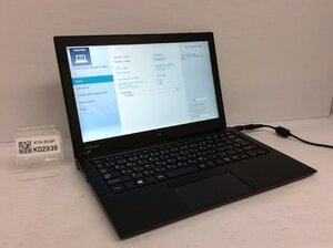 ジャンク/ TOSHIBA dynabook R82/B PR82BEGDC47ADH1 Intel Core m5-6Y54 メモリ4.1GB ストレージ無し 【K02939】