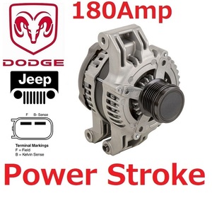 ▲▲▲ パワーストローク ★ 新品 180アンペア 2011-2023 3.6L ジープ グランドチェロキー ジープ チェロキー オルタネーター ダイナモ